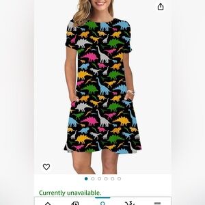 Dinosaur Dress Sz medium Sold out